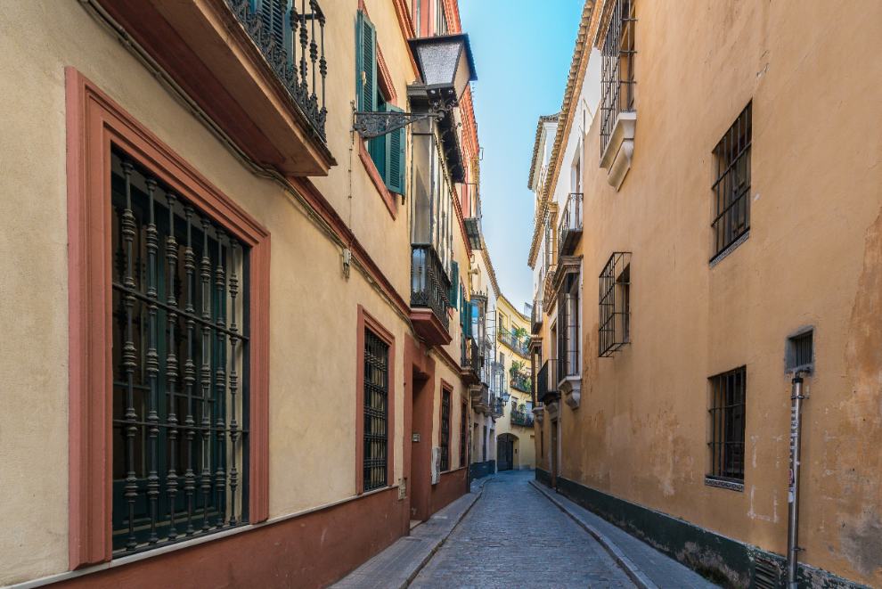 Santa Cruz district in Seville